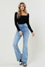 High-Waisted Flare Jeans