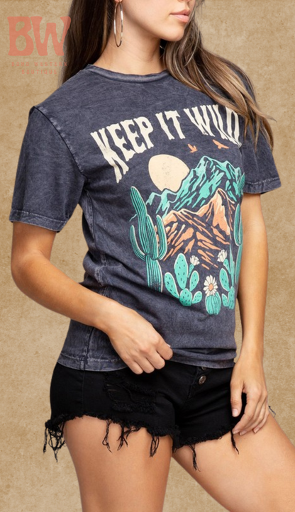 Keep It Wild Graphic Top