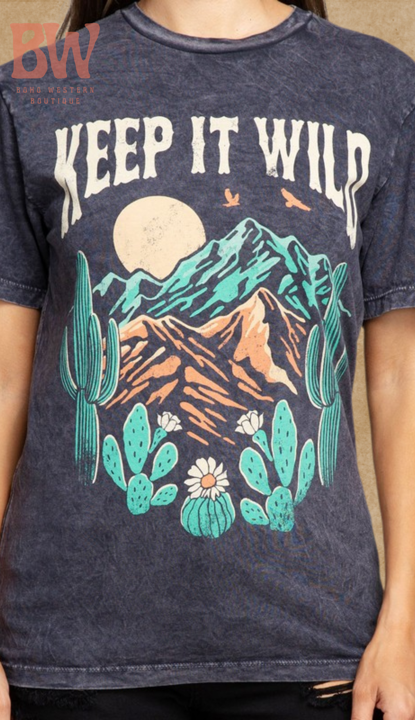 Keep It Wild Graphic Top