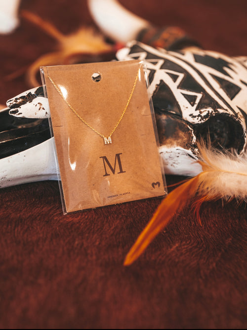 M Letter Necklace