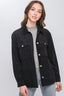 "EVELYN" CORDUROY BUTTON DOWN JACKET WITH POCKET