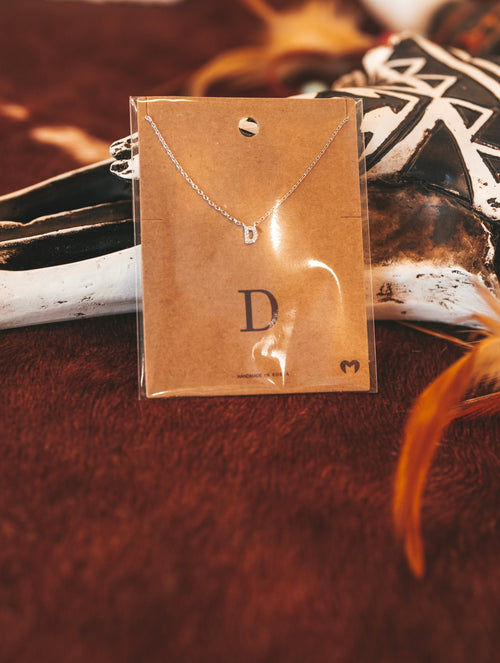 D Letter Necklace