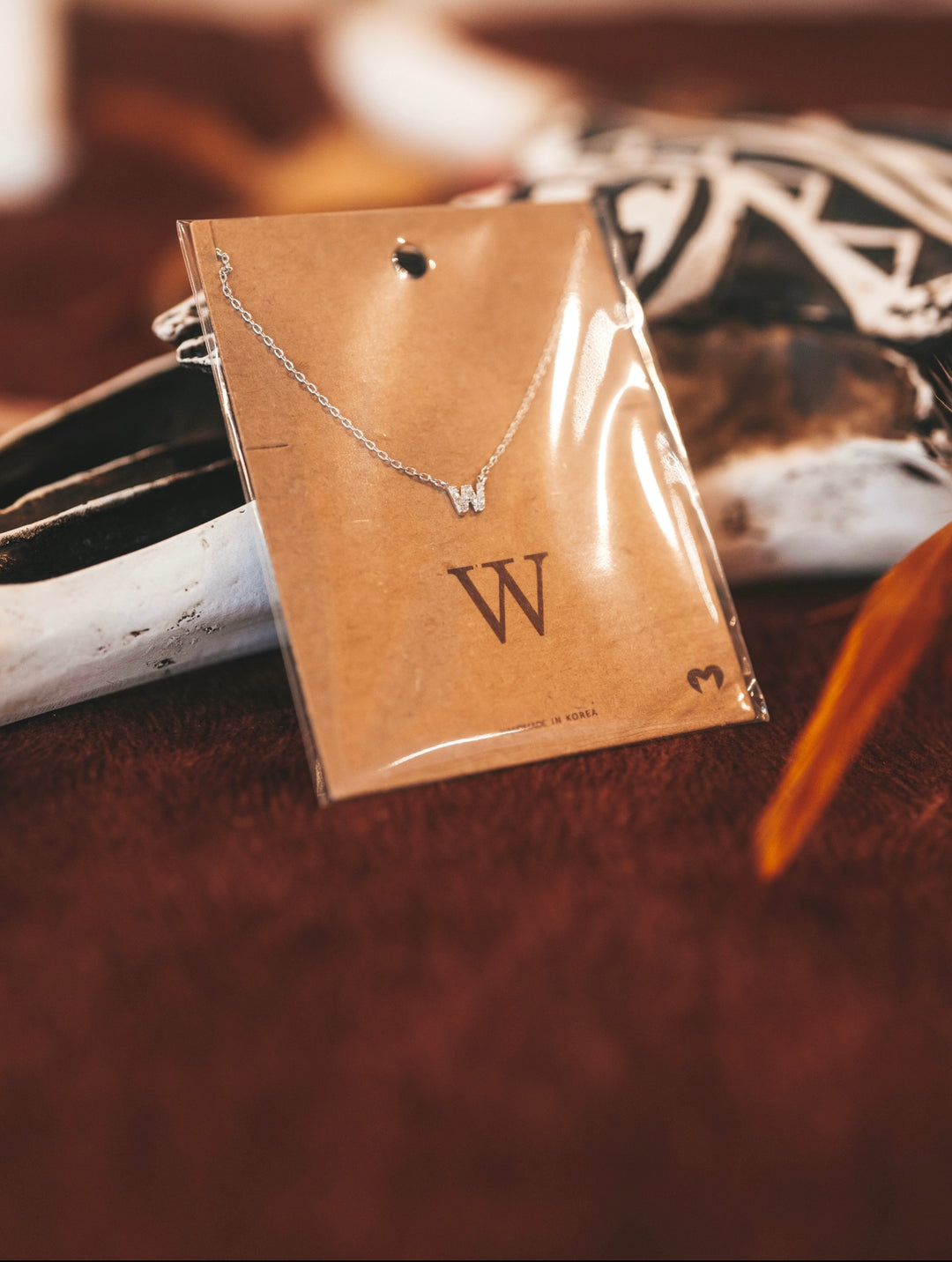 W Letter Necklace