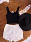 “BRITTANY” RIBBED CROP TOP