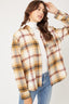 "CINDY" FLANNEL TOP